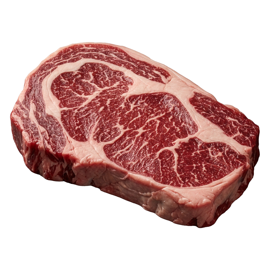 Ribeye de res con su marmoleo